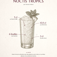 Recette du cocktail Noctis Tropics au Noctis 1938, par Thomas Trefcon