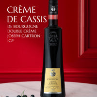 CRÈME DE CASSIS DE BOURGOGNE DOUBLE CRÈME JOSEPH CARTRON IGP