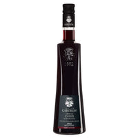 bouteille de face crème de cassis de bourgogne Joseph Cartron igp