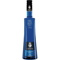 bouteille de face CURAÇAO BLEU JOSEPH CARTRON