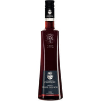 bouteille de face crème de fraise des bois Joseph Cartron