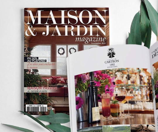 Joseph Cartron article magazine Maison & Jardin