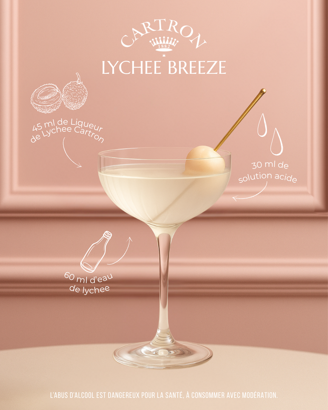 LIQUEUR DE LYCHEE JOSEPH CARTRON