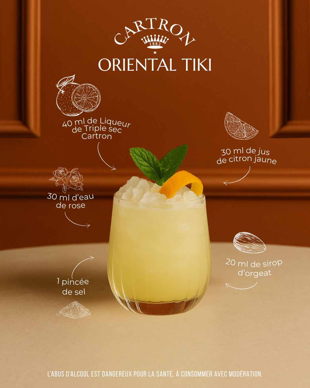 LIQUEUR DE TRIPLE SEC JOSEPH CARTRON