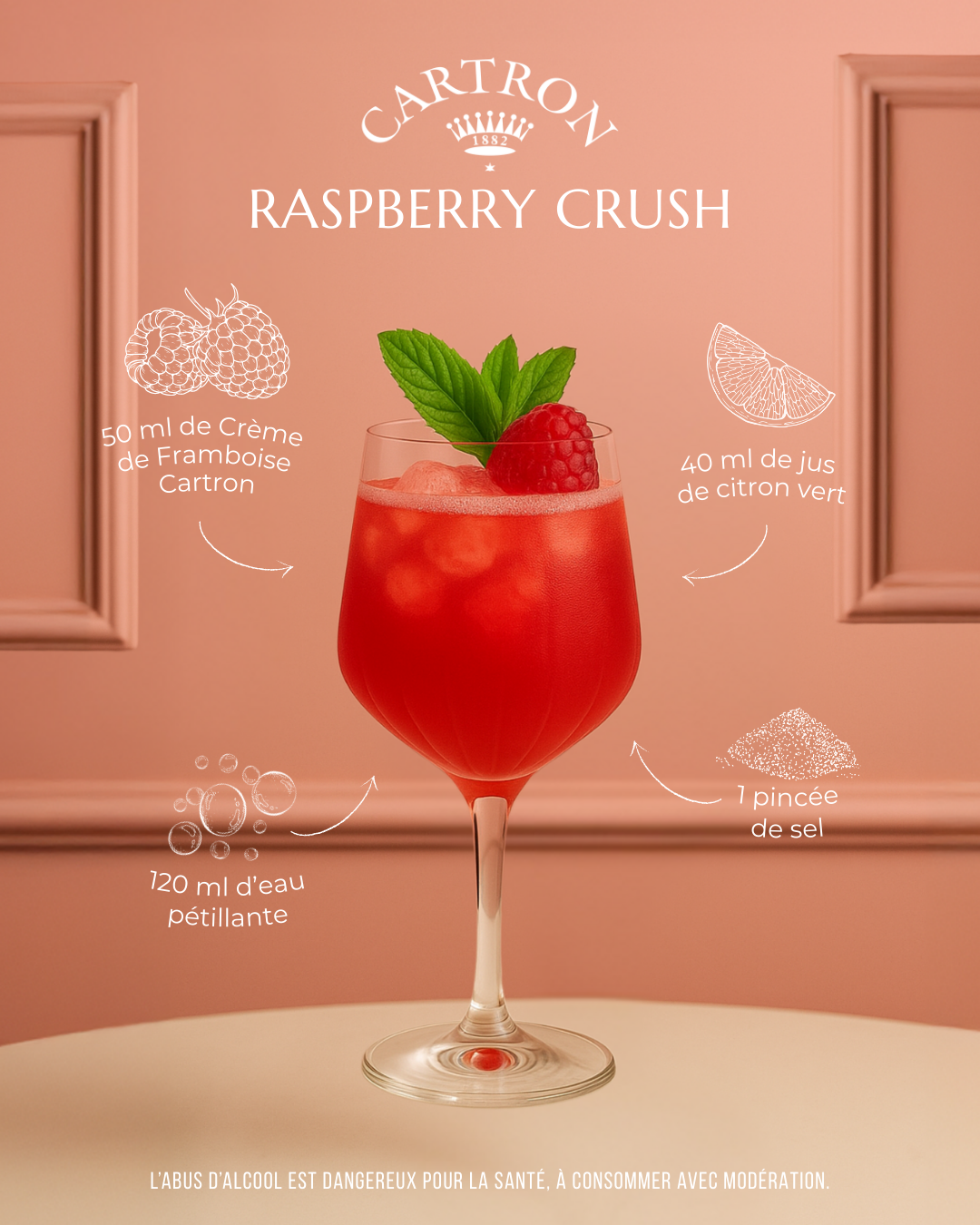 CRÈME DE FRAMBOISE JOSEPH CARTRON