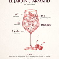 Recette du cocktail Le Jardin d’Armand à L’Accord N°7, par Thomas Trefcon