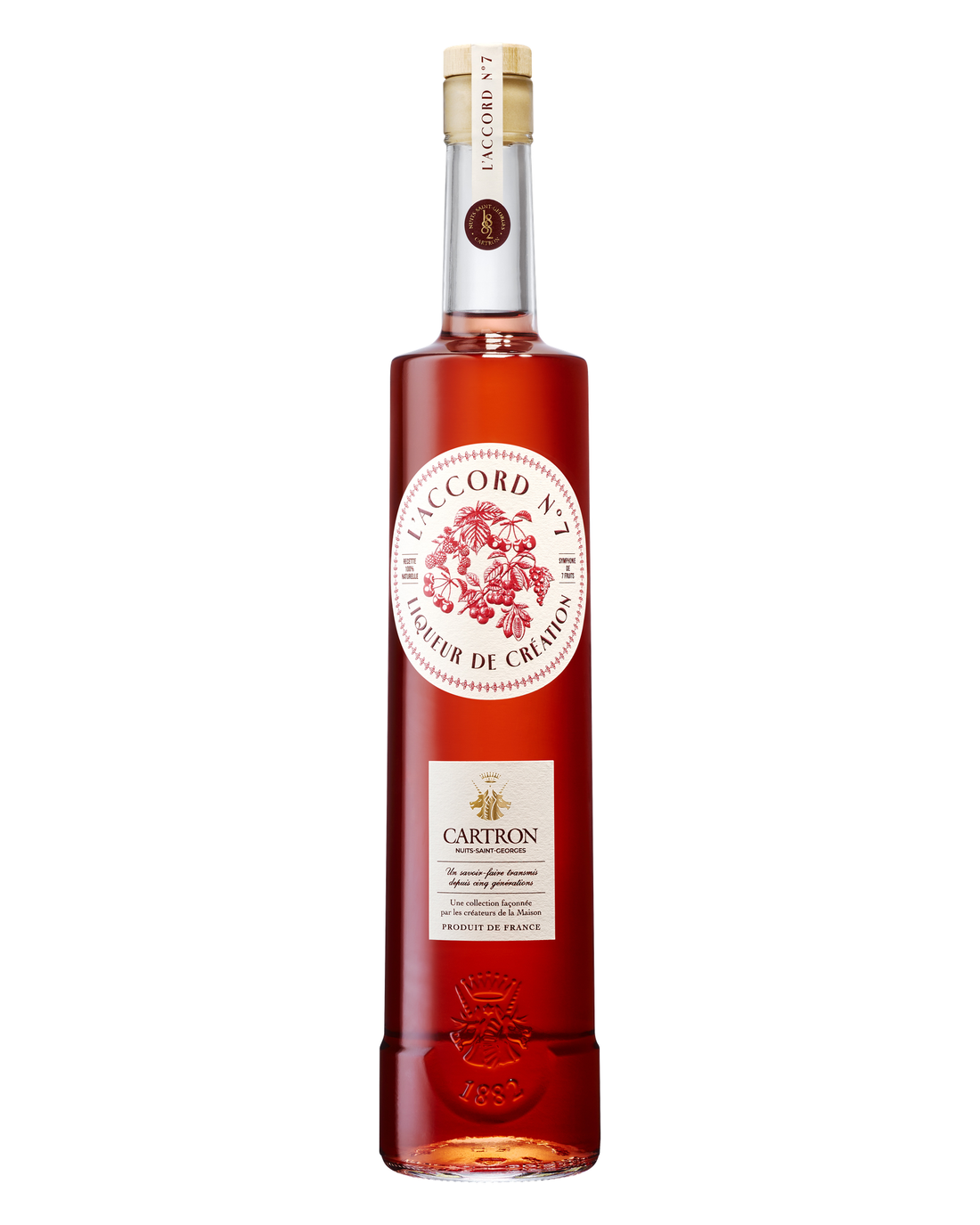 L’Accord N°7, liqueur de création Maison Cartron, bouteille 70 cl