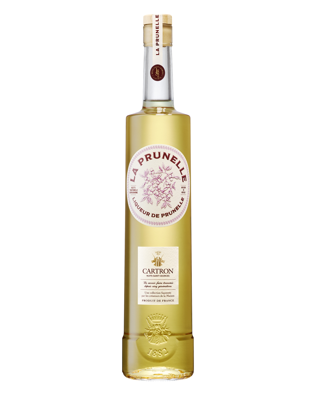 La Prunelle, liqueur de prunelle Maison Cartron, bouteille 70 cl