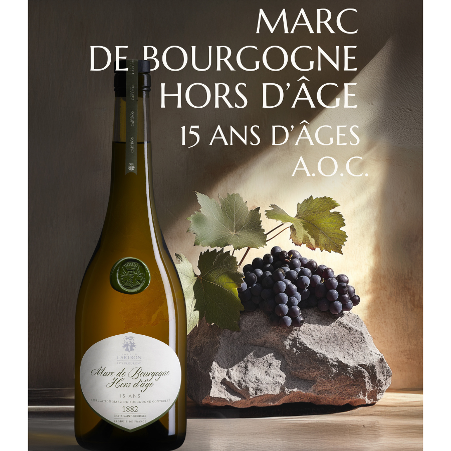 MARC DE BOURGOGNE HORS D’ÂGE JOSEPH CARTRON 15 ANS D’ÂGE - A.O.C.