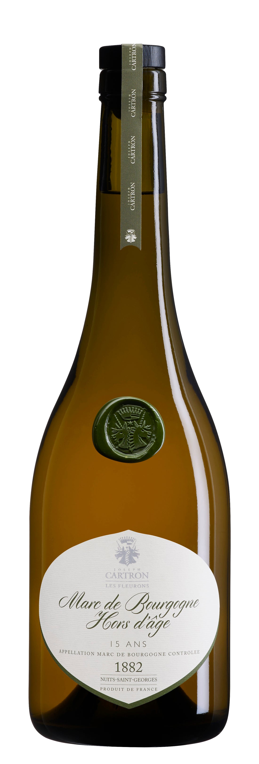 MARC DE BOURGOGNE HORS D’ÂGE JOSEPH CARTRON 15 ANS D’ÂGE - A.O.C.