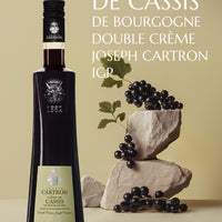 CRÈME DE CASSIS DE BOURGOGNE DOUBLE CRÈME JOSEPH CARTRON IGP