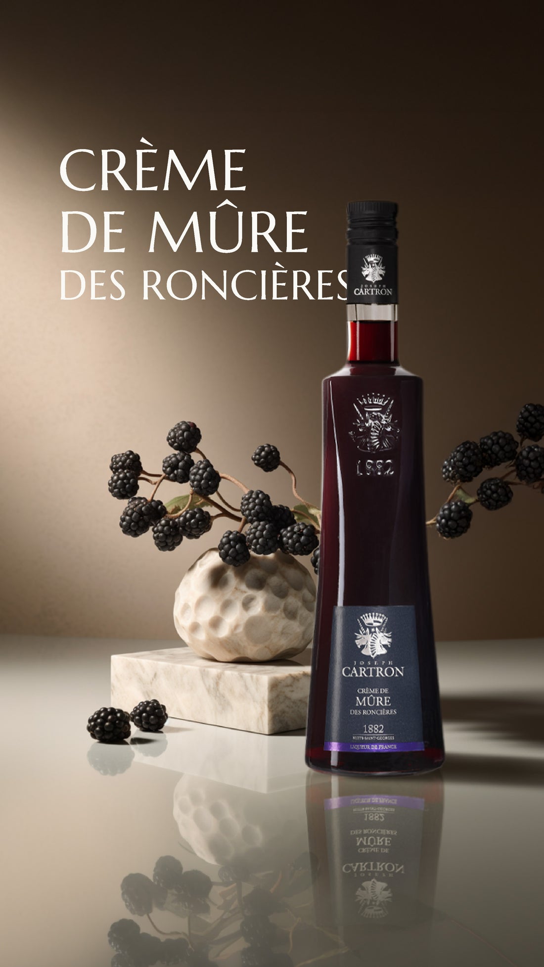 CRÈME DE MÛRE DES RONCIÈRES JOSEPH CARTRON