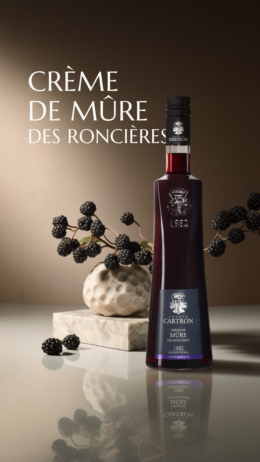 CRÈME DE MÛRE DES RONCIÈRES JOSEPH CARTRON