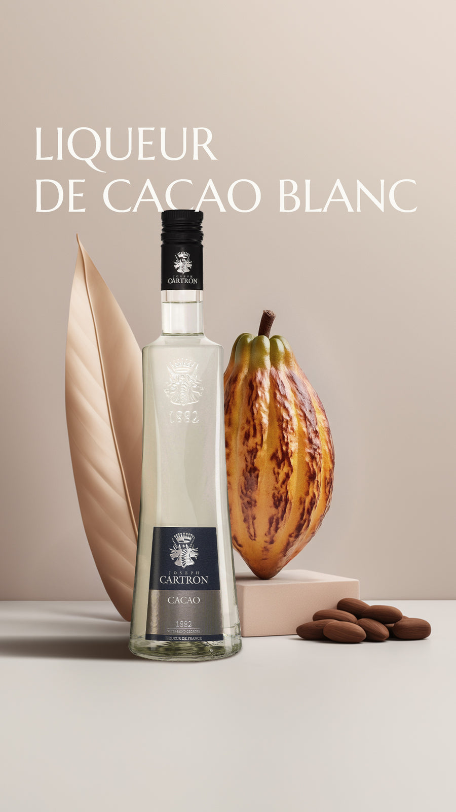 LIQUEUR DE CACAO BLANC JOSEPH CARTRON