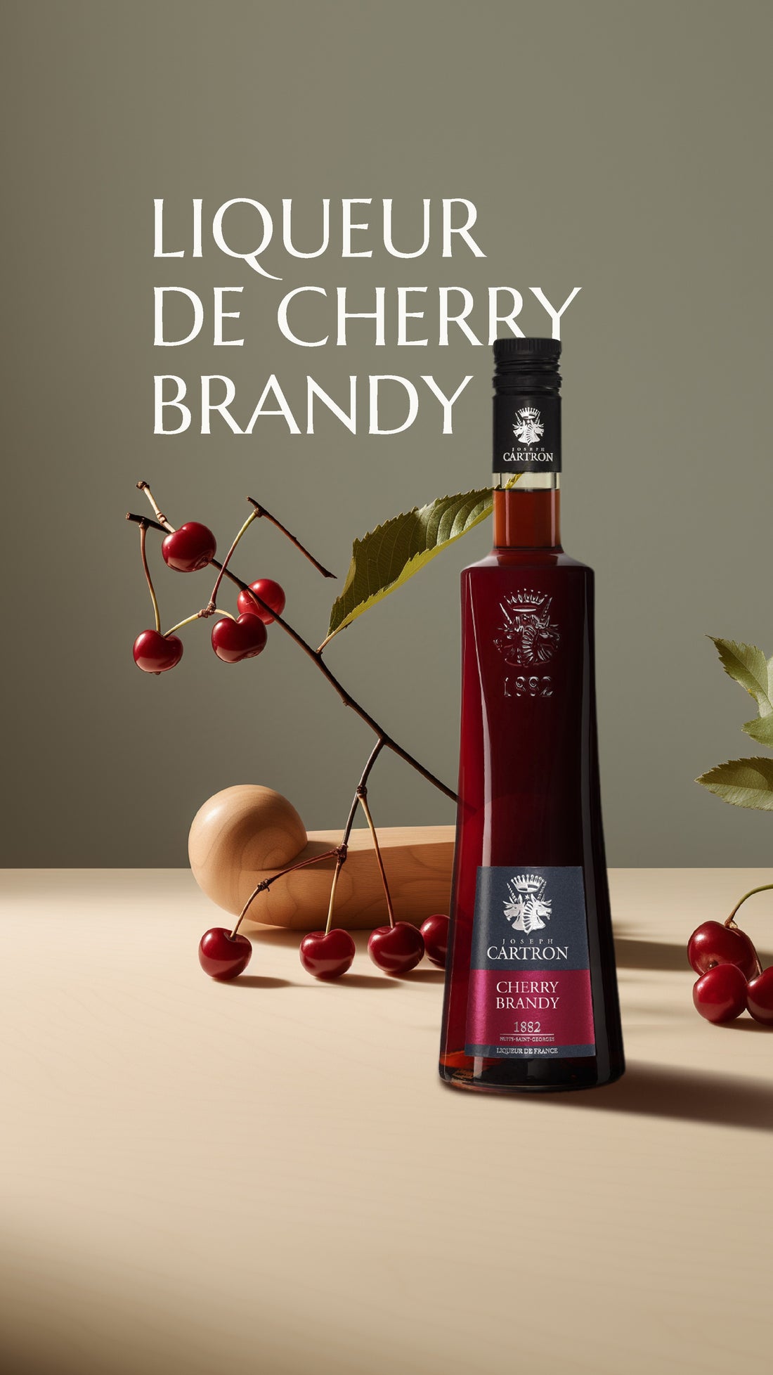 LIQUEUR DE CHERRY BRANDY JOSEPH CARTRON