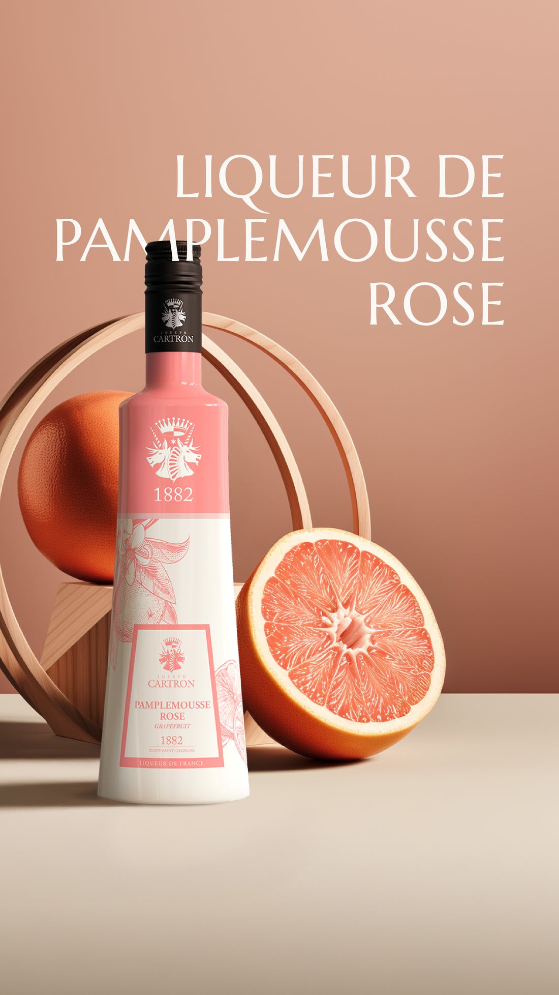 LIQUEUR DE PAMPLEMOUSSE ROSE JOSEPH CARTRON
