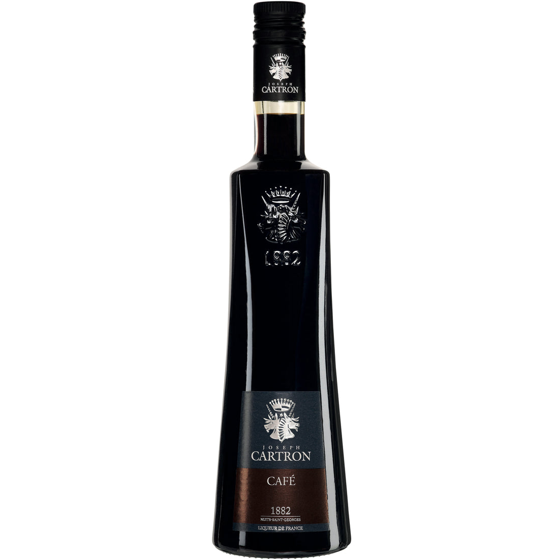 bouteille de face LIQUEUR DE CAFÉ JOSEPH CARTRON