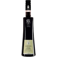 bouteille de face crème de cassis de bourgogne double crème Joseph Cartron igp