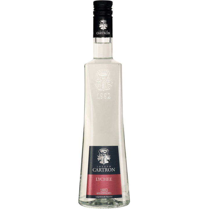 bouteille de face LIQUEUR DE LYCHEE JOSEPH CARTRON