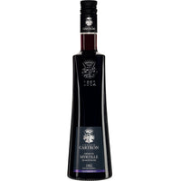 bouteille de face crème de myrtille de montagne Joseph Cartron