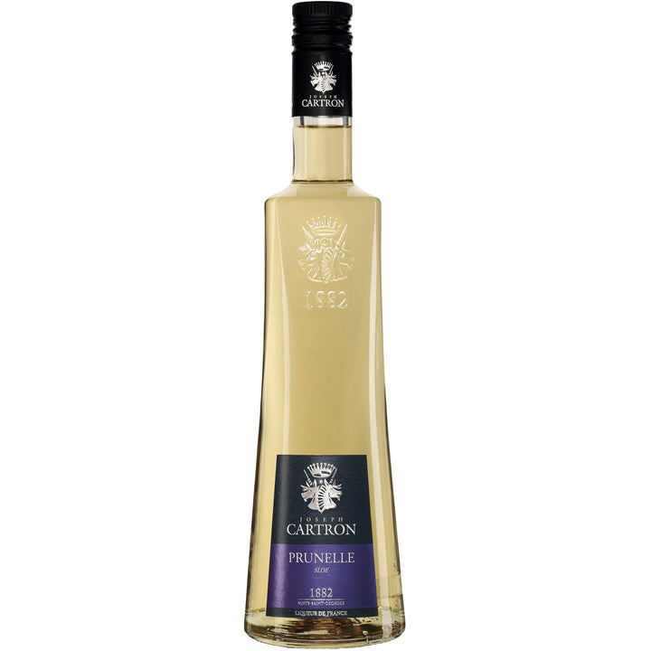 bouteille de face LIQUEUR DE PRUNELLE JOSEPH CARTRON