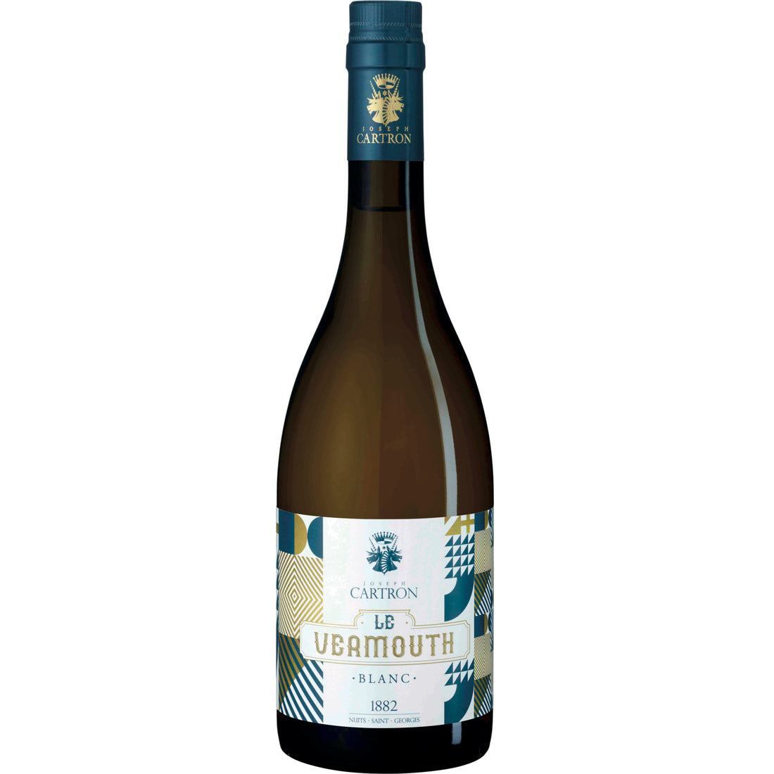 bouteille de face VERMOUTH BLANC JOSEPH CARTRON